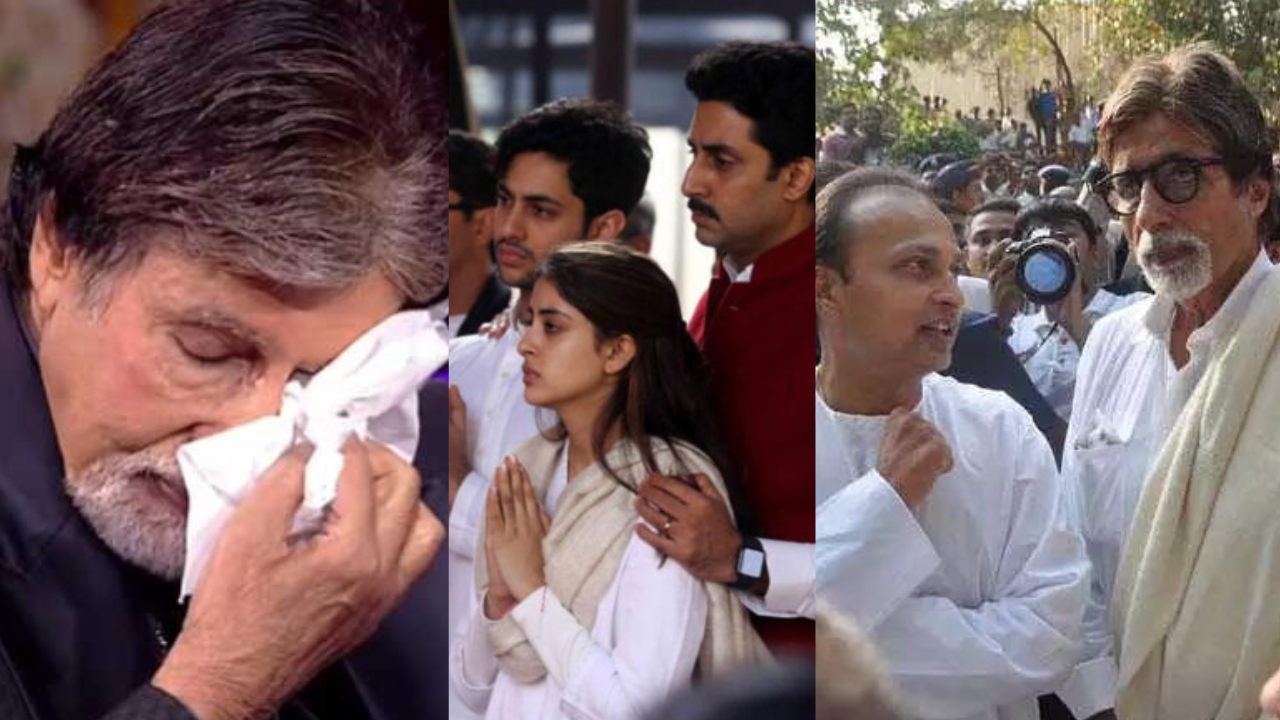 अमिताभ बच्चन बहा रहे है फुट-फुटकर आँसू, बॉलीवुड के दिग्गज अभिनेता का निधन ,इंडस्ट्री में छाई शोक की लहर